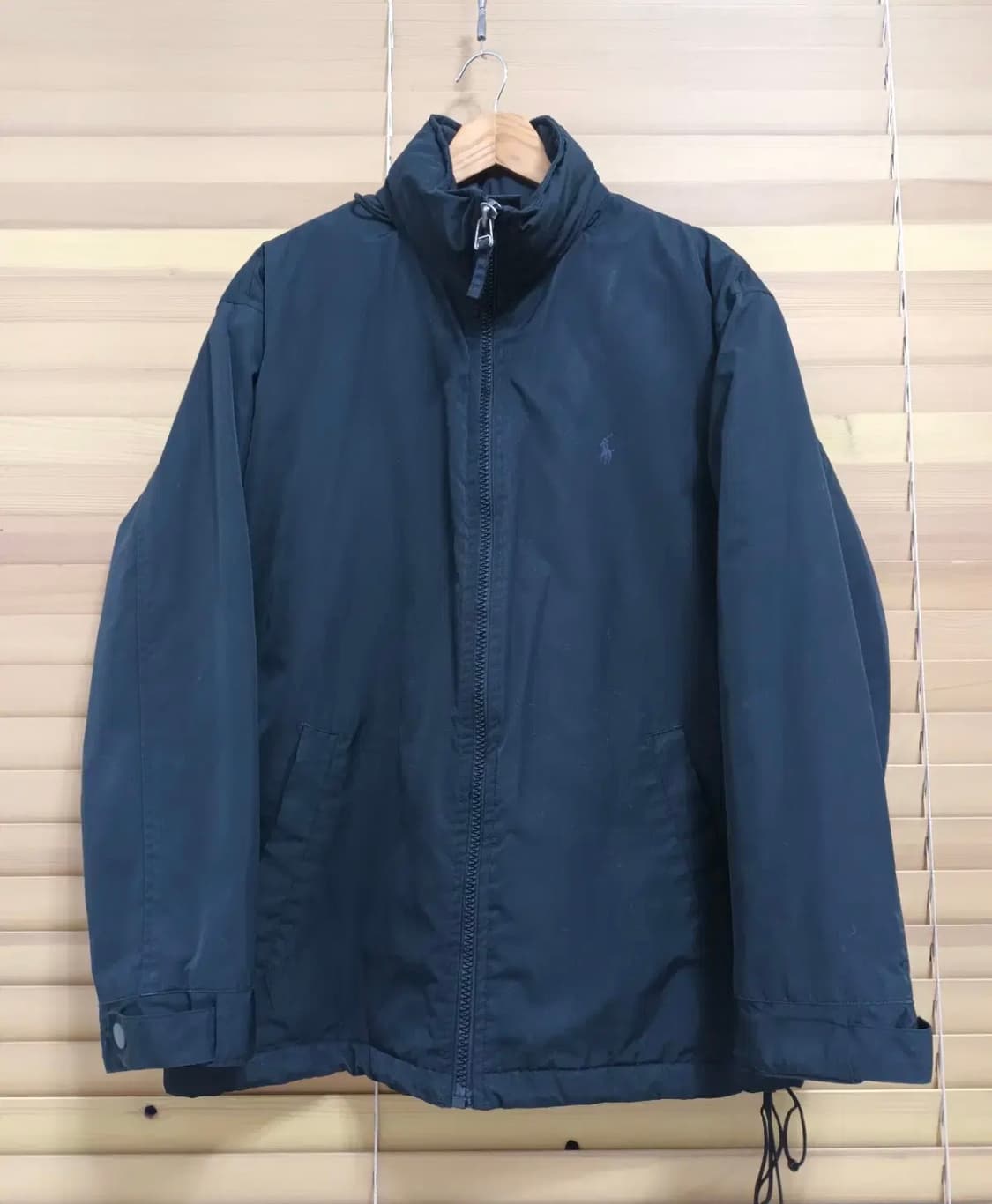 폴로 남성 블랙 블루종점퍼 약기모점퍼 상품이미지2