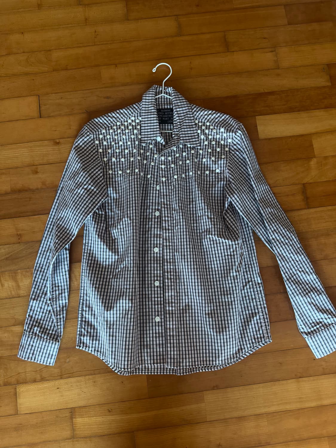 스테판쿡X솔리드옴므 스터드 셔츠 상품이미지2