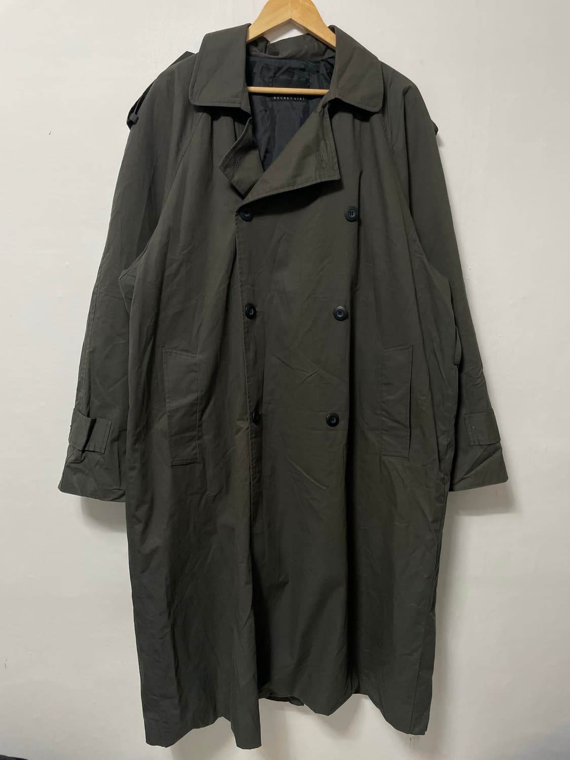 105-110 Bucket list 루즈핏 롱 트렌치코트 정품 상품이미지1