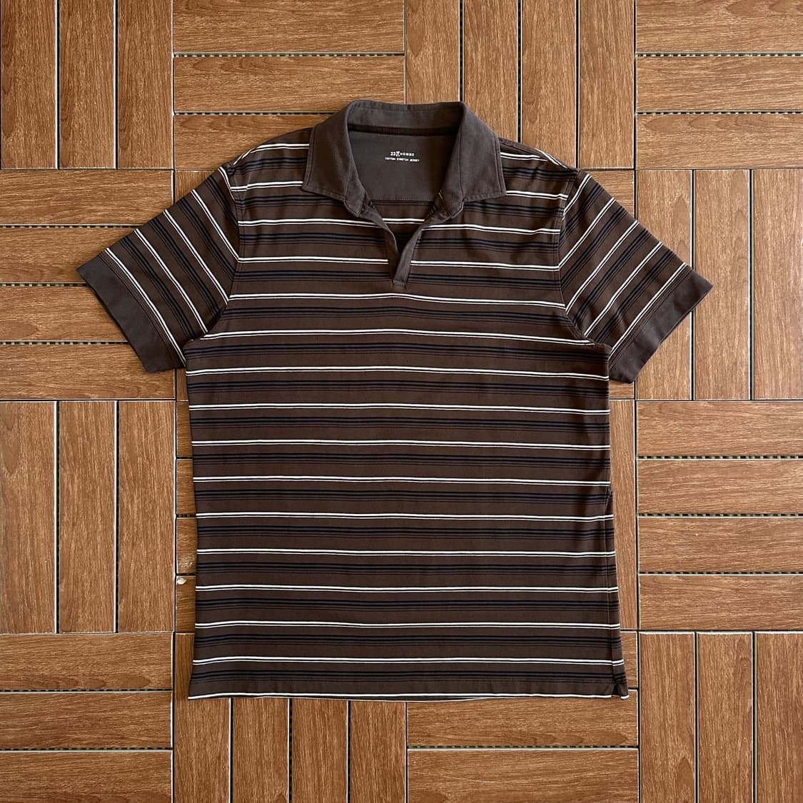 23Homme striped cotton jersey 1/2 tee 상품이미지1