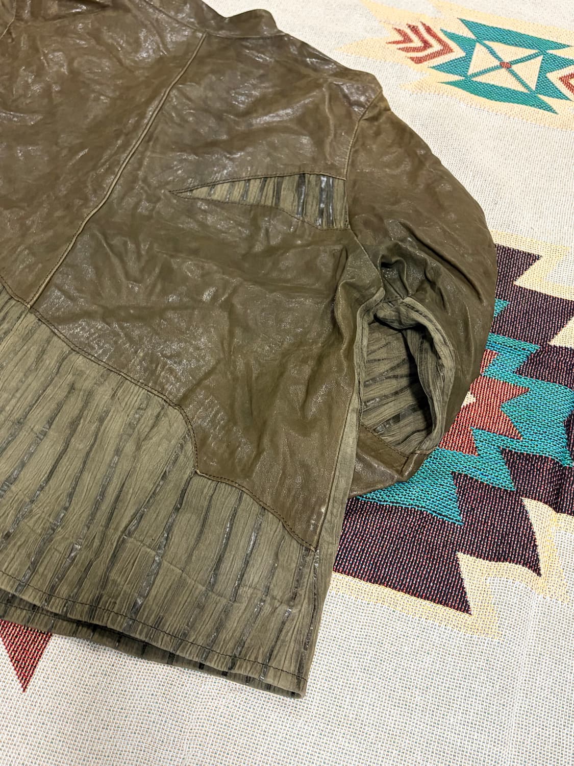 Grunge western leather jacket / 그런지 웨스턴 상품이미지7