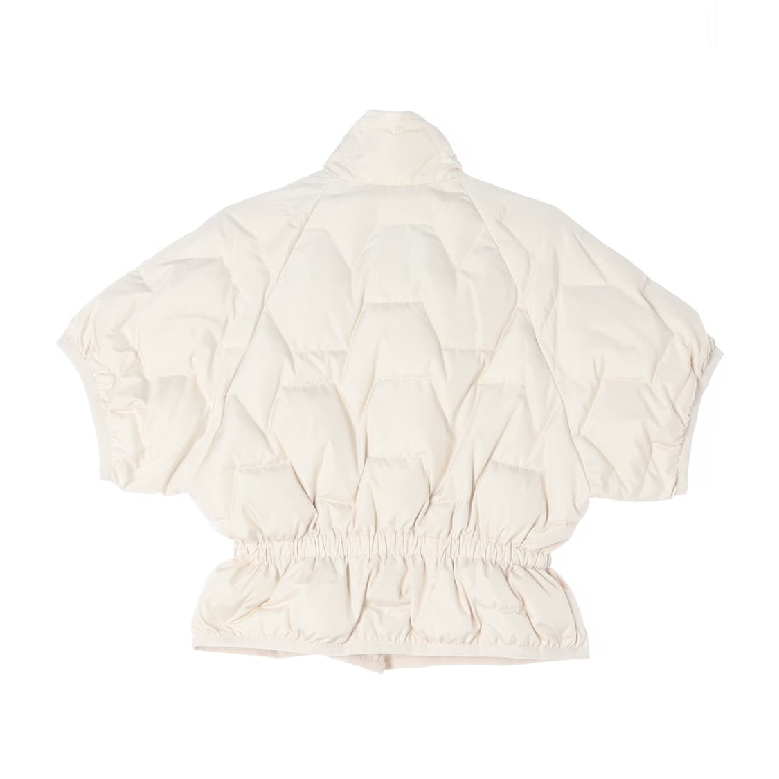 [XS]오브제 라이트베이지 덕다운 오버핏 크롭 반팔 패딩 재킷
 상품이미지5