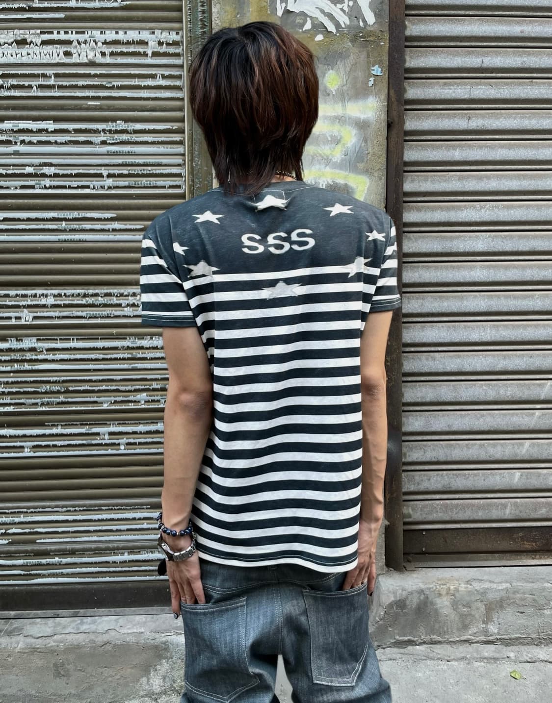 SSS Star Stripe Slim Tee 상품이미지1