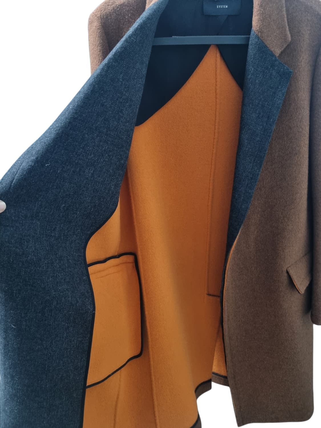 시스템 양모 코트 82 상품이미지5