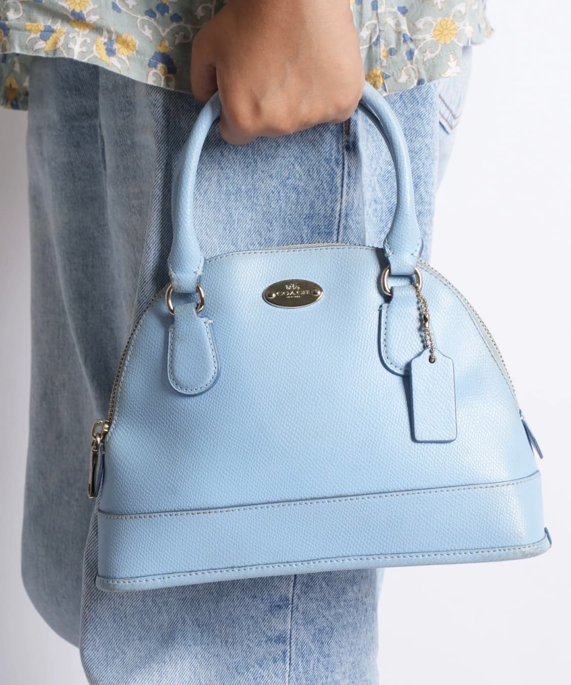 코치 돔 토트백 베이비블루 / 코치 숄더백 / 코치 크로스백 / 코치가방 상품이미지1