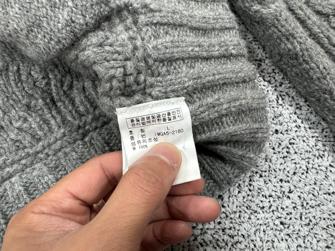 폴로 랄프로렌 진스 헤비 울 블루종집업 상품이미지5