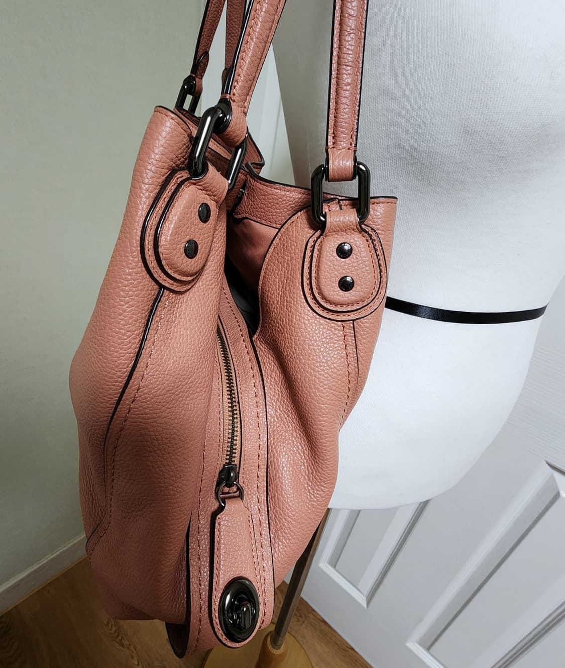 상태굿) 코치 핑크 호보,숄더백 상품이미지3