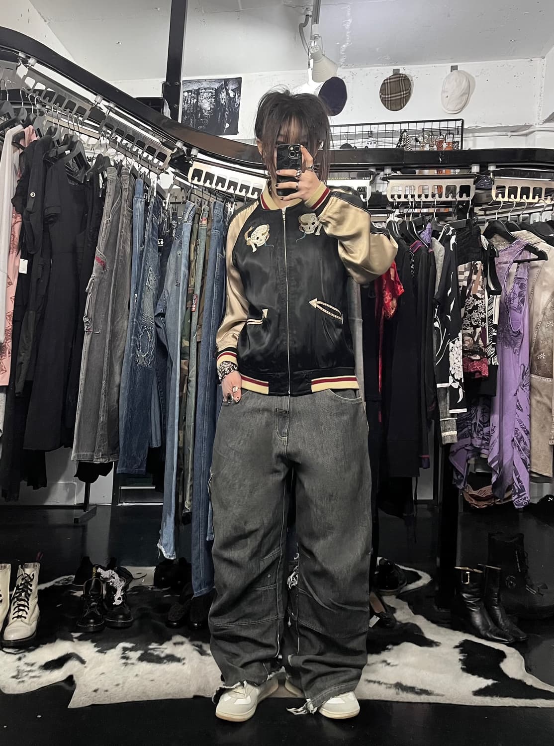 휴스턴 해골 스카잔 상품이미지1