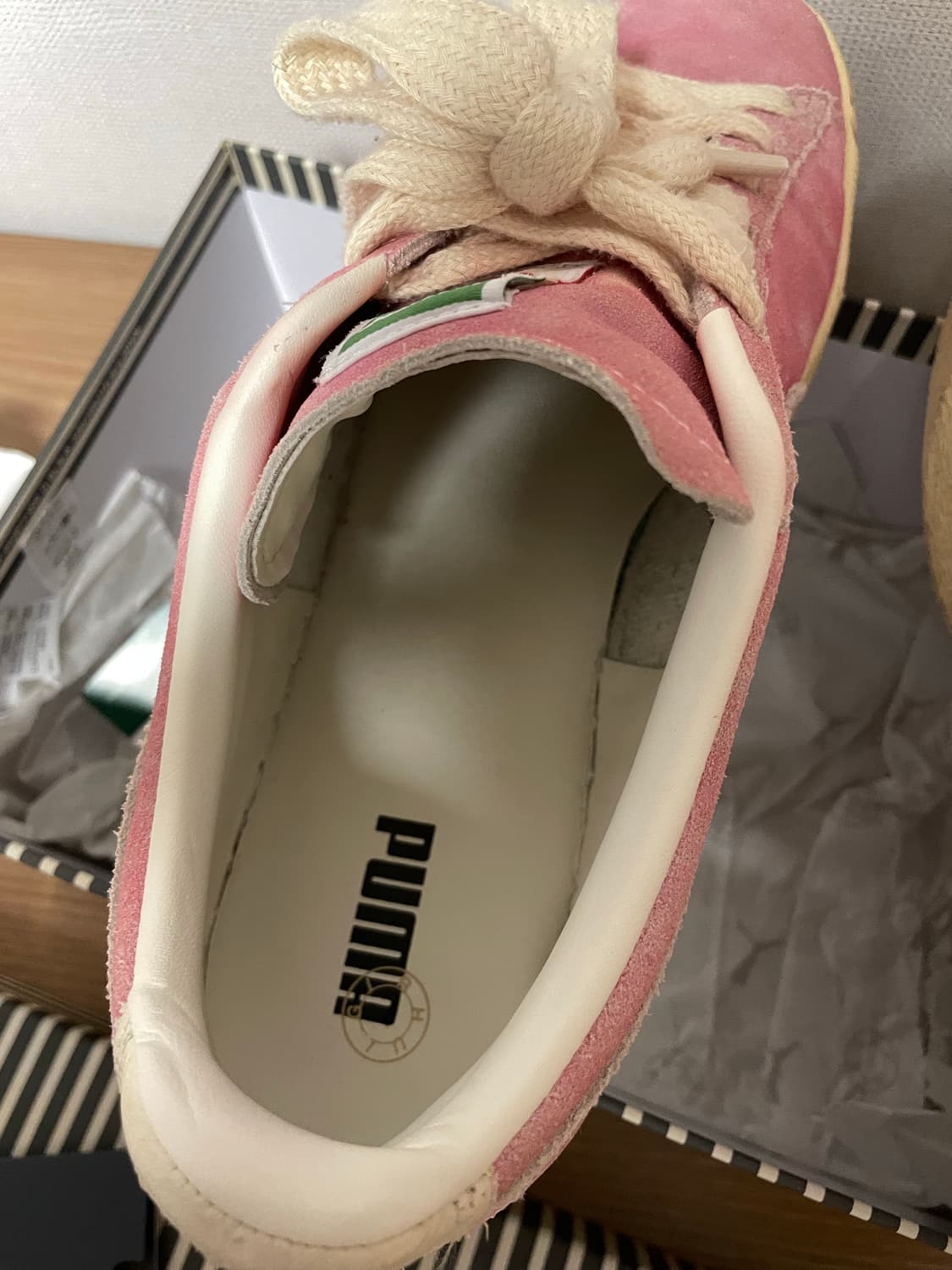 Puma x Rhuigi Suede 푸마 루이지 스웨이드 핑크 상품이미지5