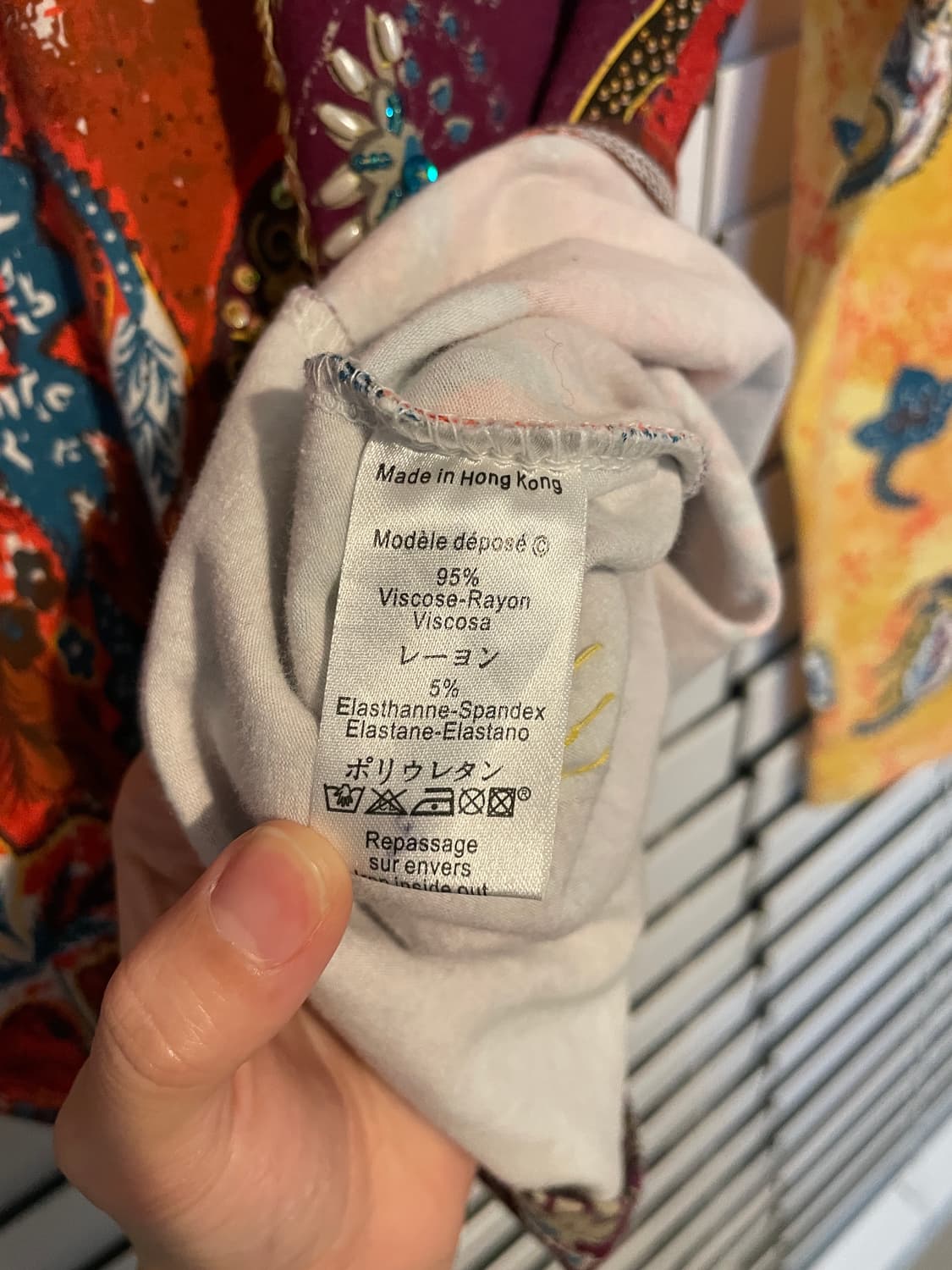 겐조 화공버드 브이넥 탑 상품이미지8