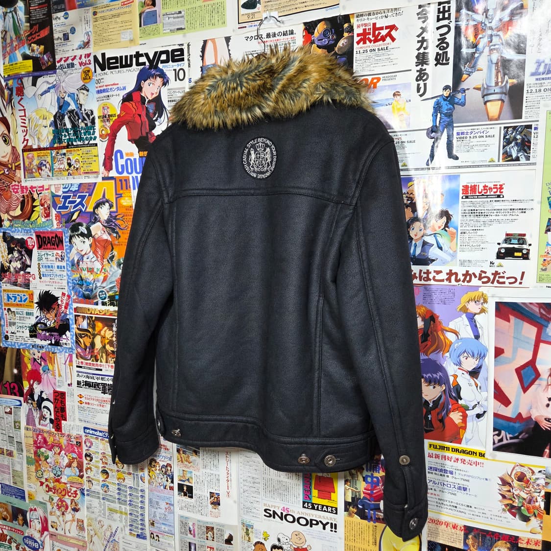 빈티지 카라 퍼 무스탕 자켓 상품이미지5