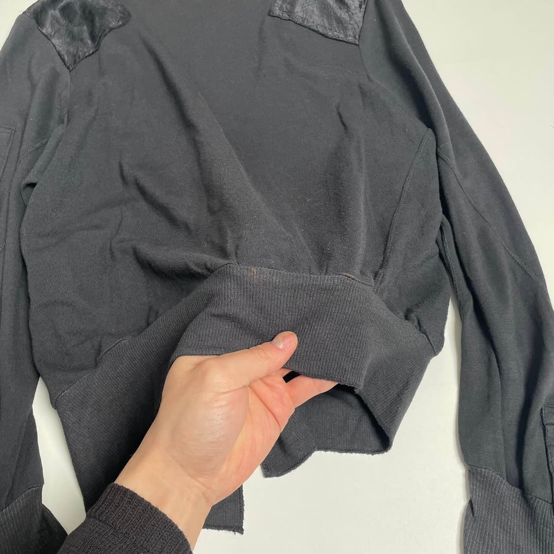 Rna 패치워크 져지 가디건 상품이미지10