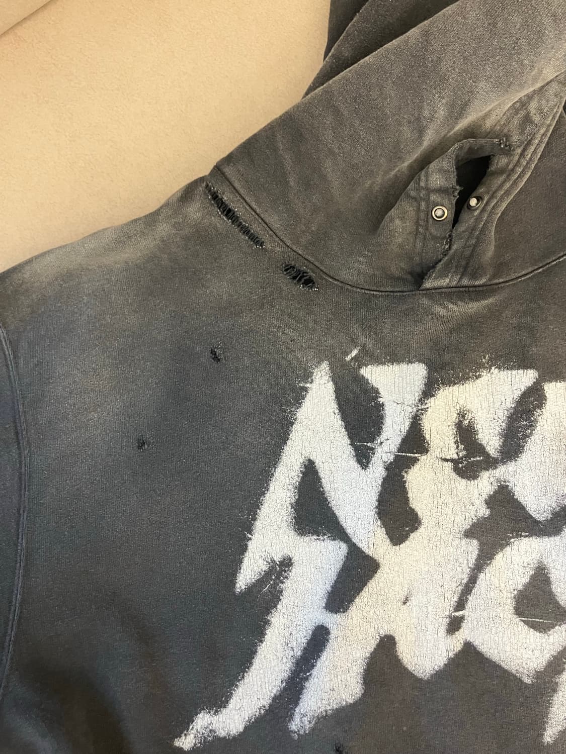 Kamiya distressed faded hoodie 상품이미지7