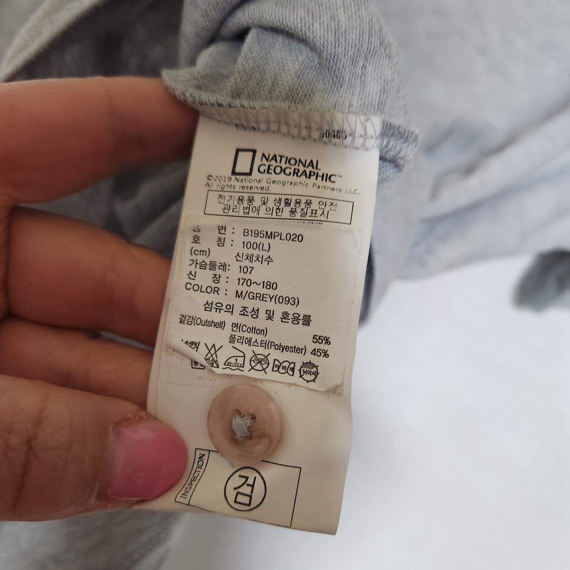 내셔널지오그래픽 카라 셔츠 남100 상품이미지5