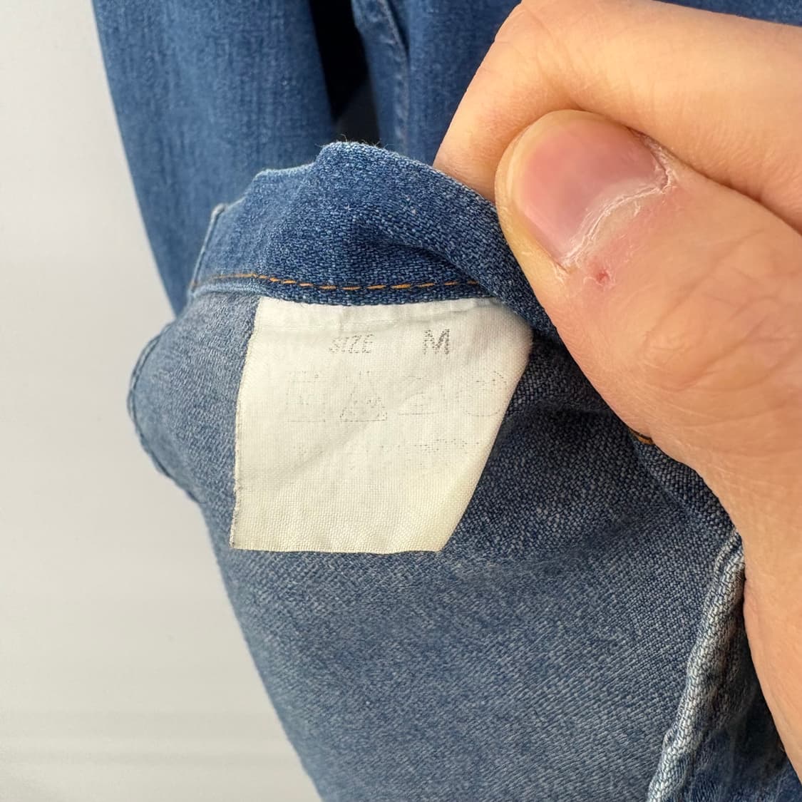 리바이스 데님 셔츠 웨스턴 스타일 M 상품이미지8