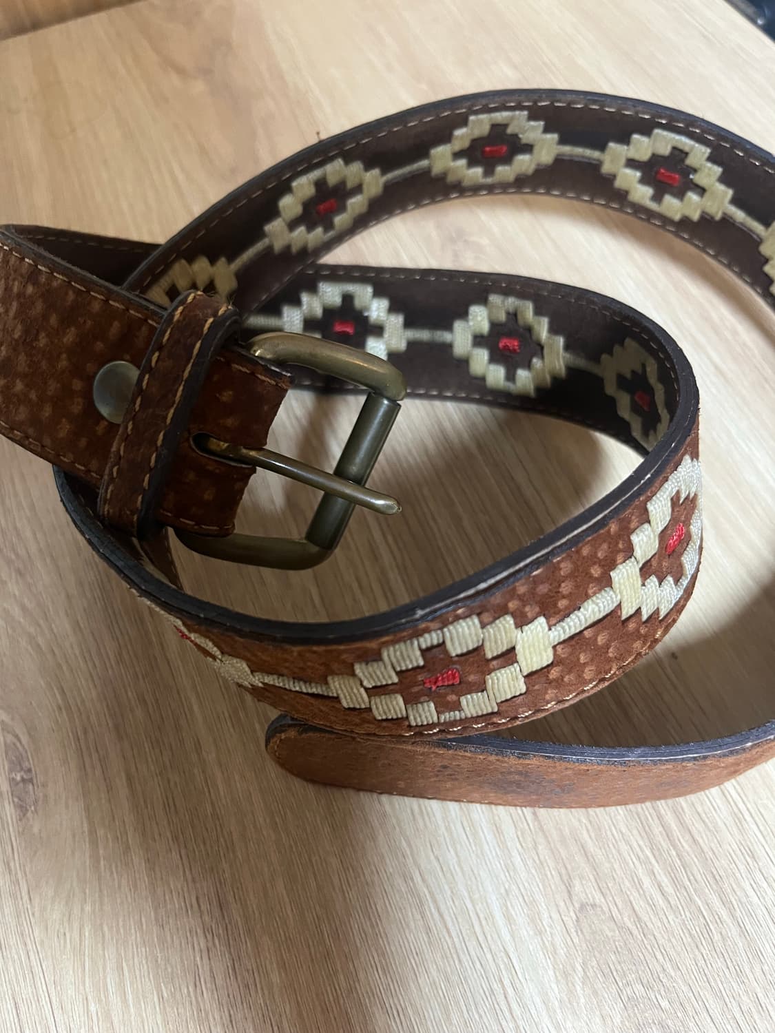 빈티지 리얼 가죽 웨스턴벨트 상품이미지3