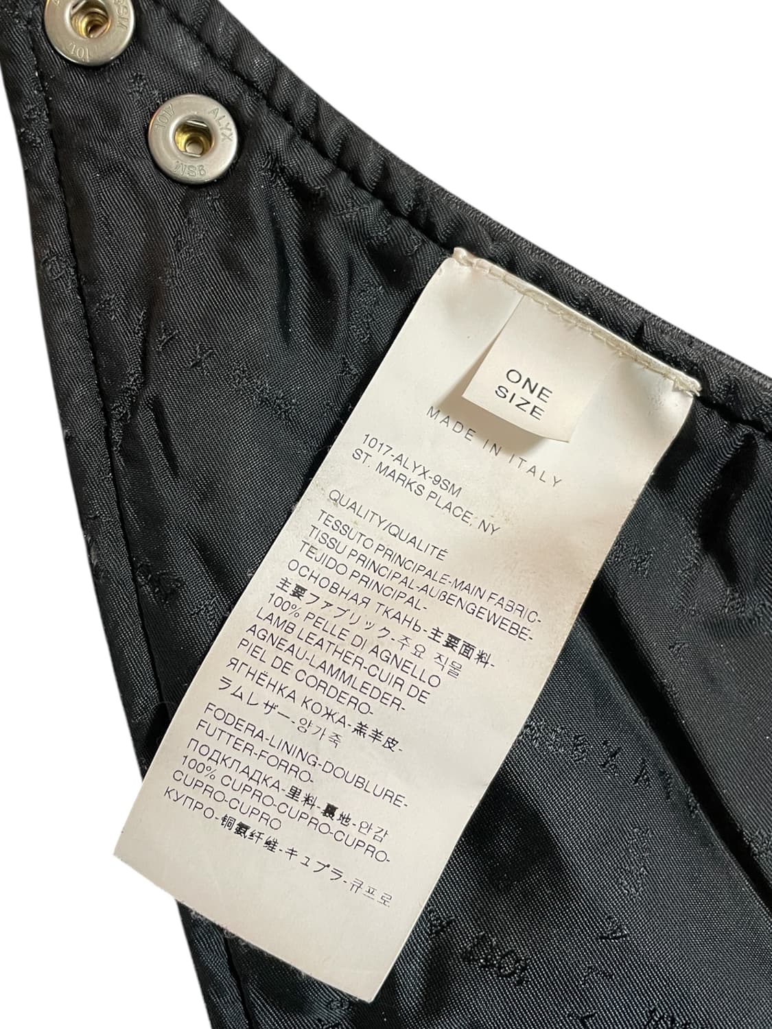 Alyx 레더 반다나 메탈 레터링 상품이미지4