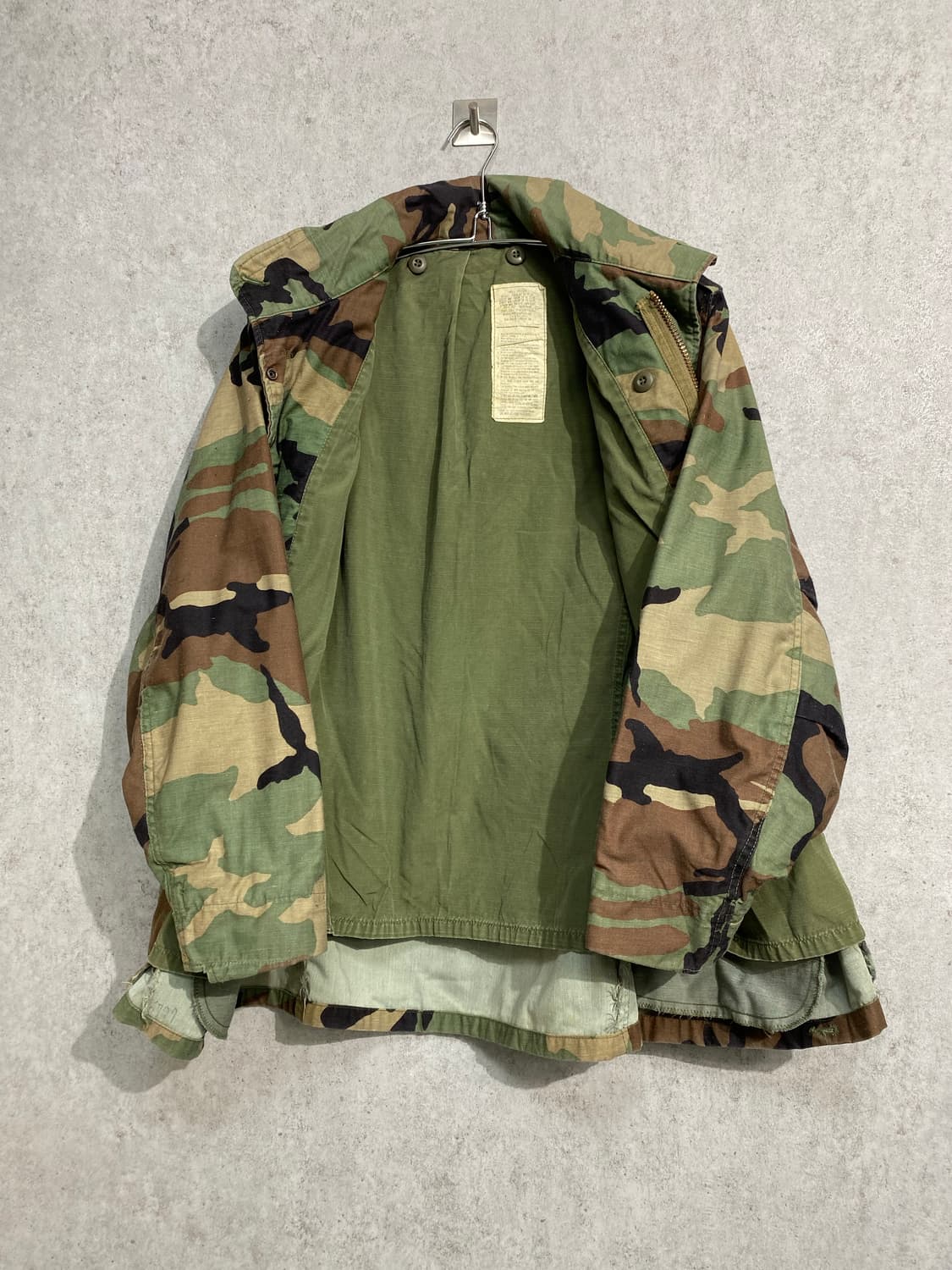 [US S] 80s U.S.ARMY 미군 오리지널 우드랜드M65필드자켓 상품이미지5