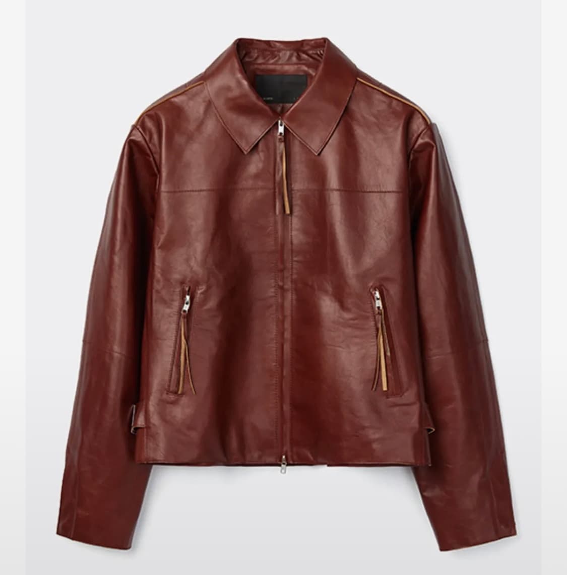 LEMARD 르마드 소가죽 자켓 레드 2사이즈 상품이미지1