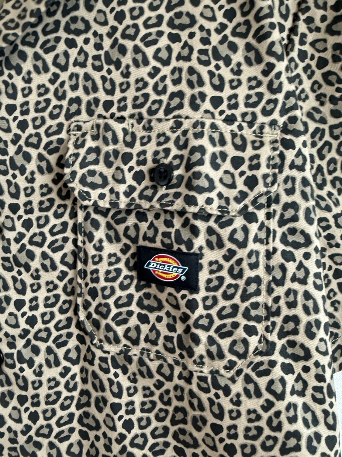 디키즈(Dickies) 레오파드 반팔 워크 셔츠 상품이미지4