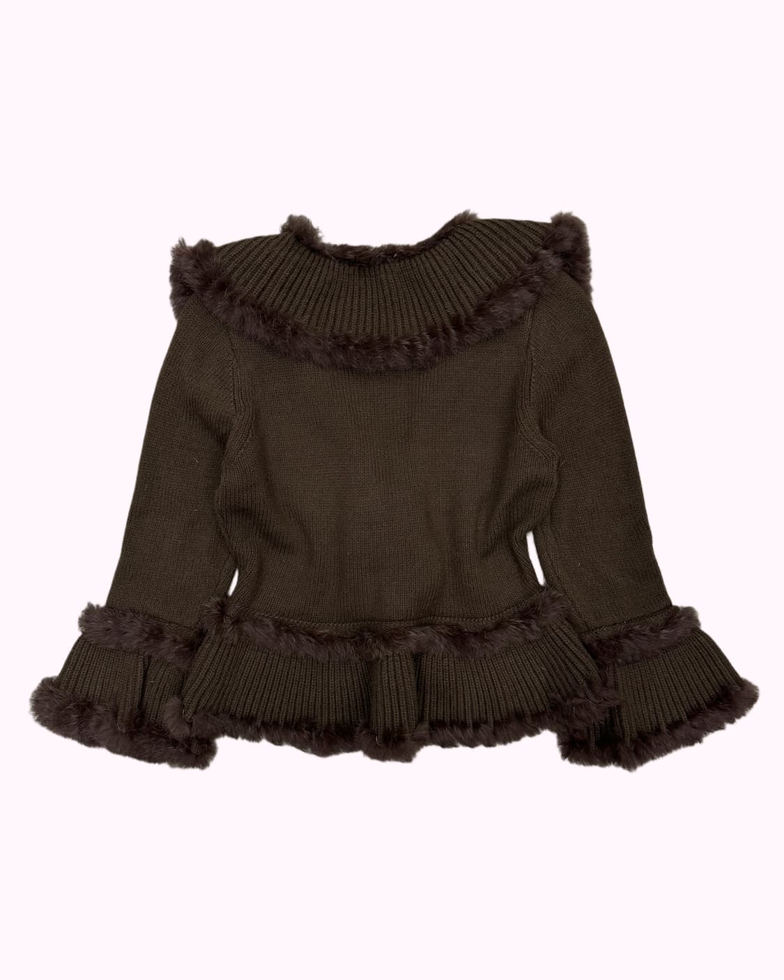 MAGLIA DONNA fur showl knit cardigan 상품이미지4