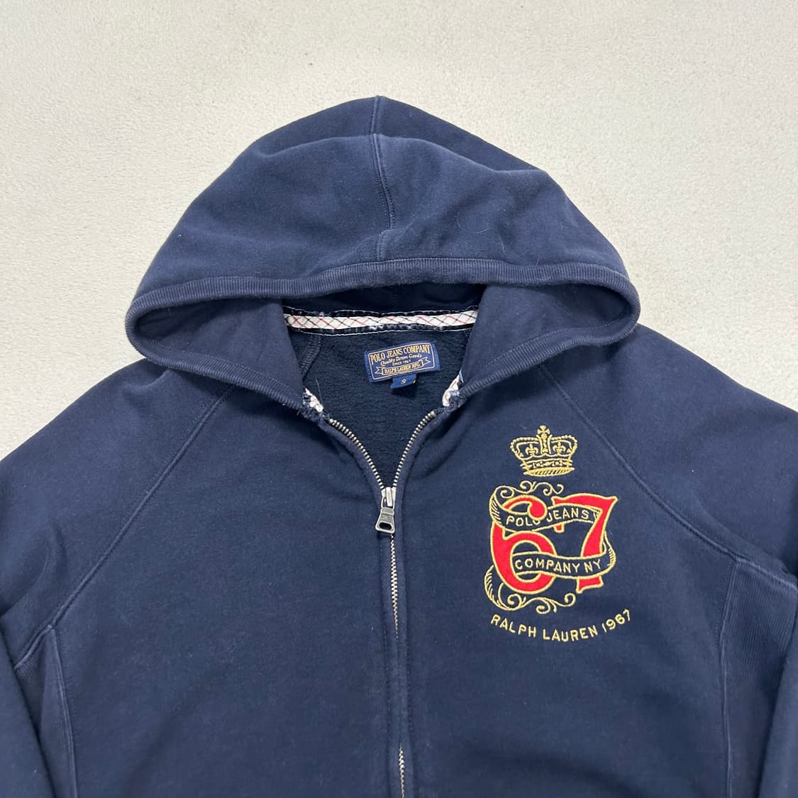Polo Jeans Company Navy Hoodie Zip-up 상품이미지5