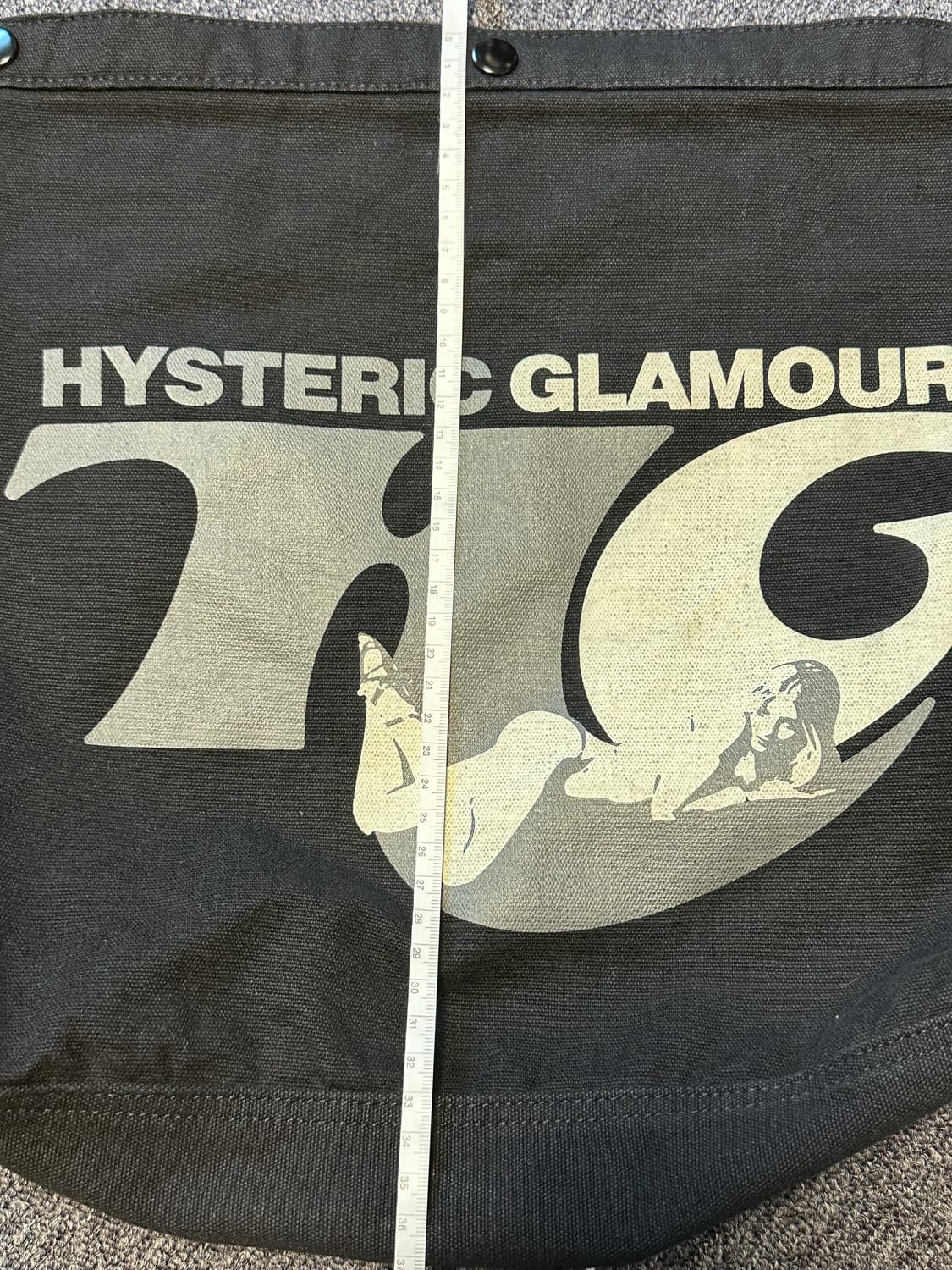 히스테릭글래머 (Hysteric glamour) 로고 숄더백 블랙 상품이미지3
