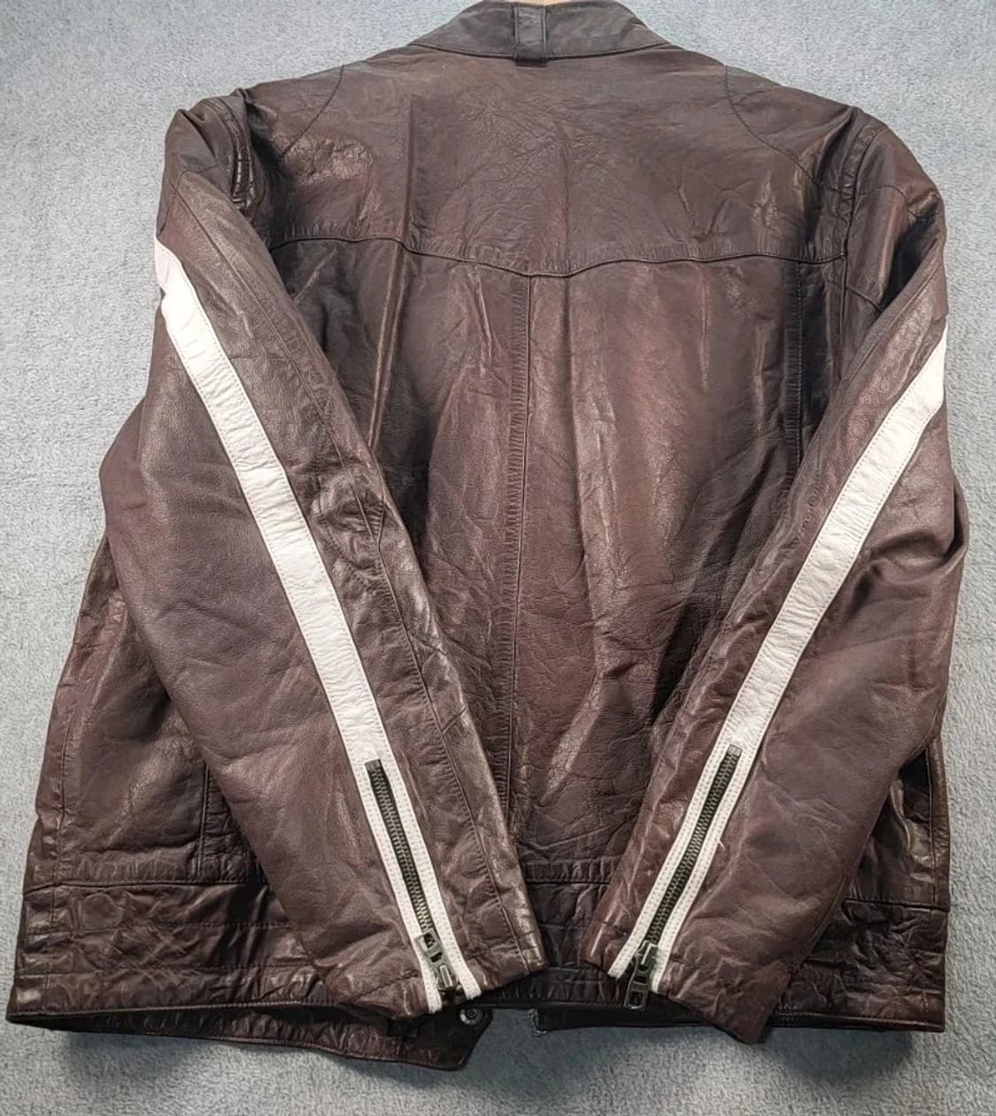 올드 갭 브라운 모터사이클 가죽 자켓 상품이미지8