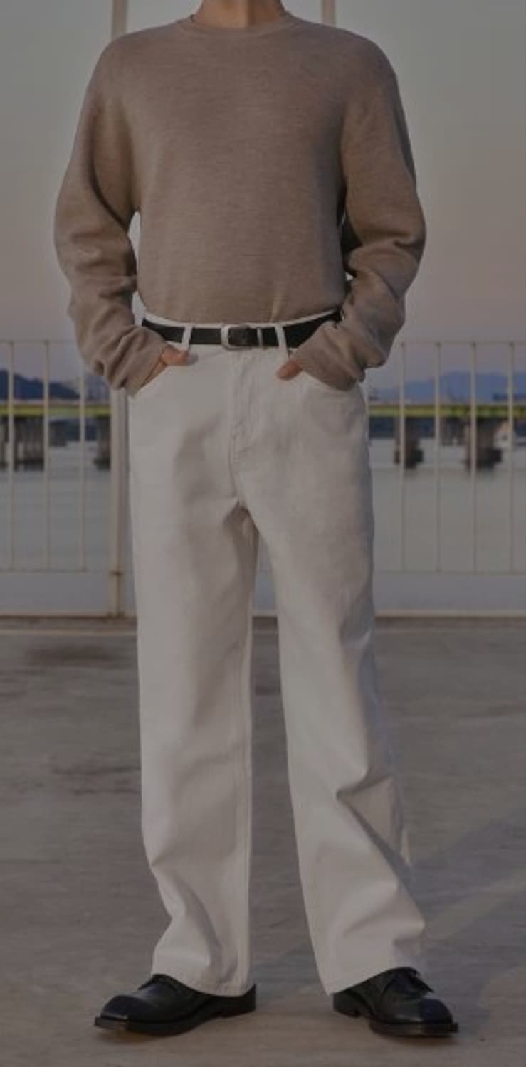 토피 와이드 크림진 31 상품이미지1