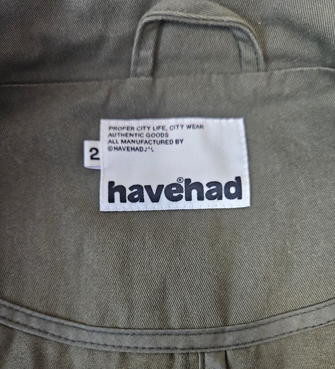 해브해드 카키 자켓 2 (95-100) 상품이미지4