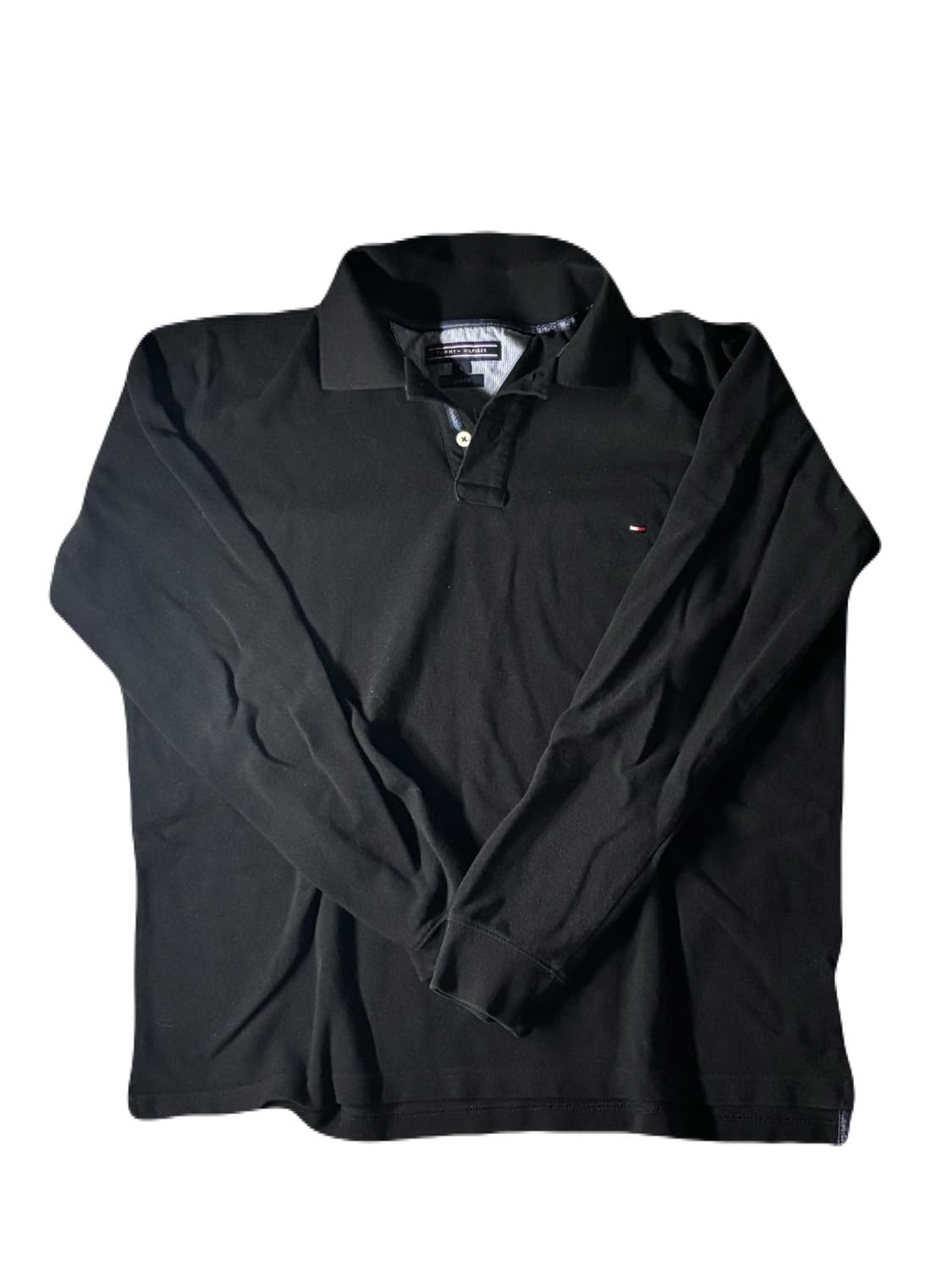 타미 힐피거 릴렉스드 핏 크루넥 카라 티셔츠 블랙 상품이미지1