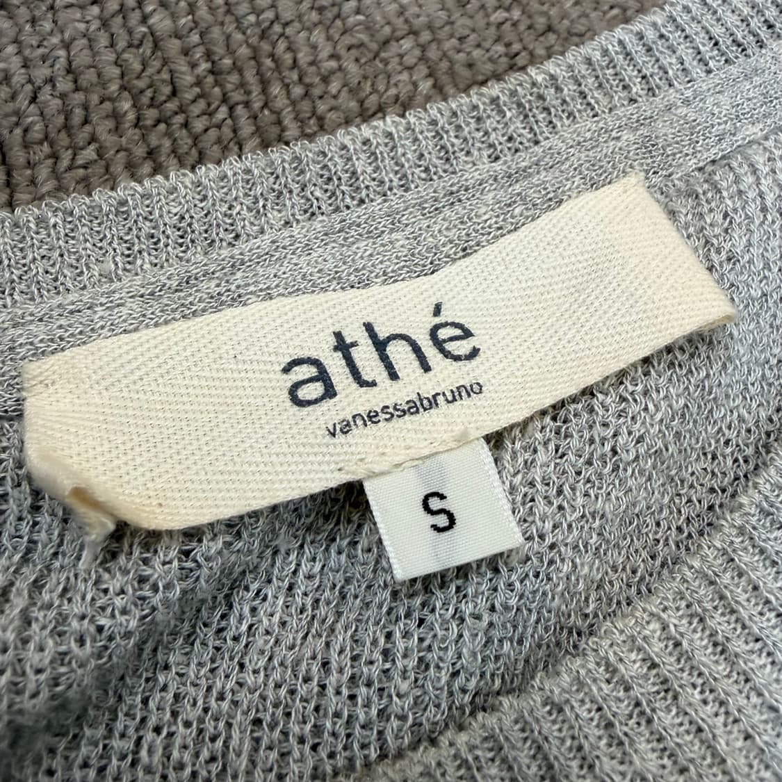 athe 바네사부르노 아떼 린넨혼방 베스트 탑 s 상품이미지2