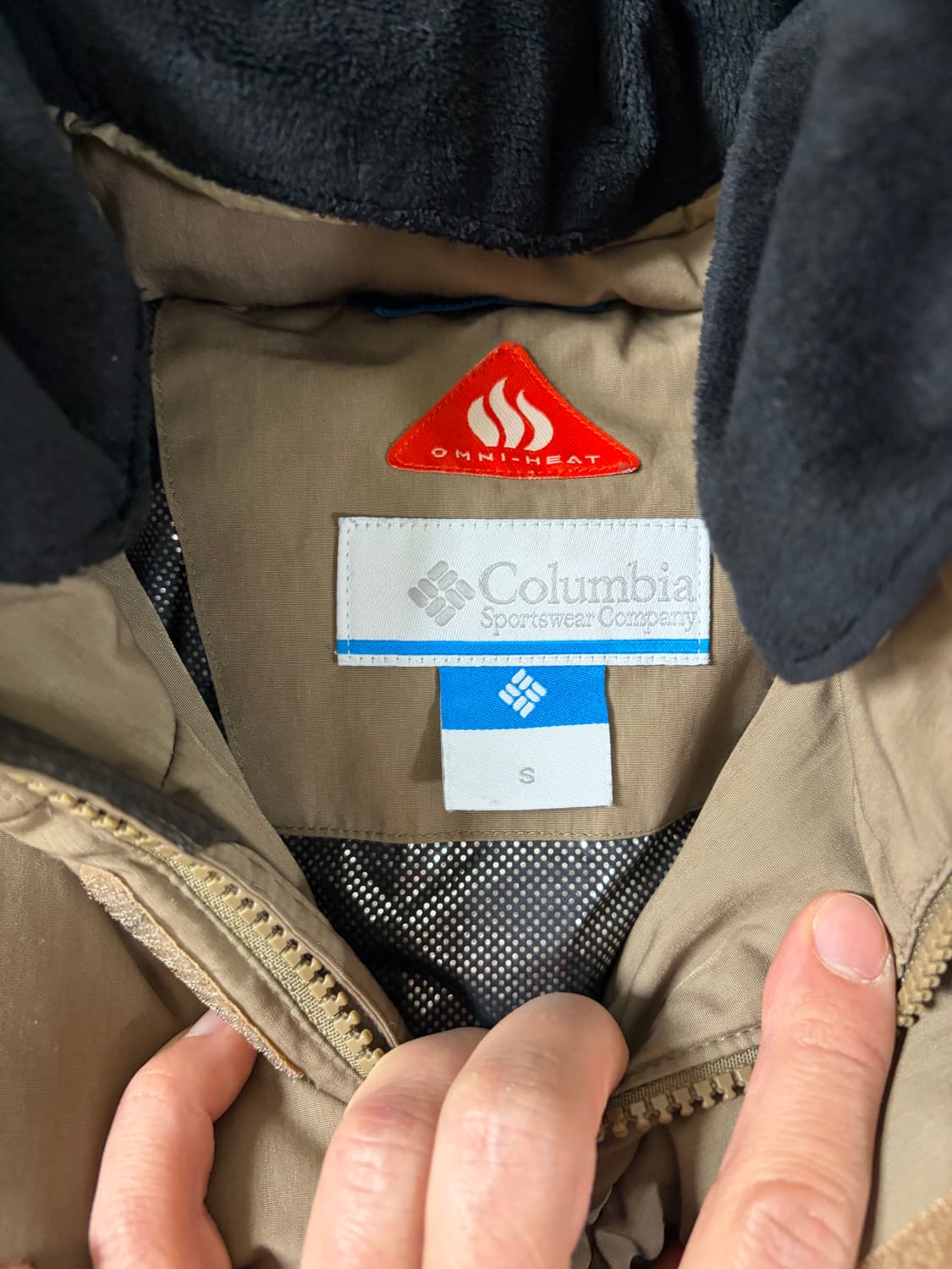 컬럼비아 구스다운 발열 옴니히트 롱패딩 S 상품이미지2