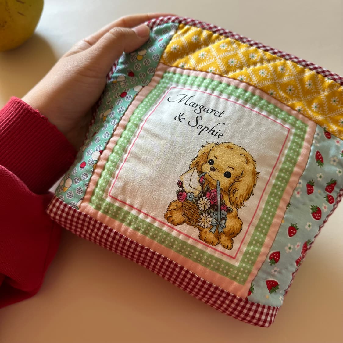 큼직한 퀼트 파우치 상품이미지2