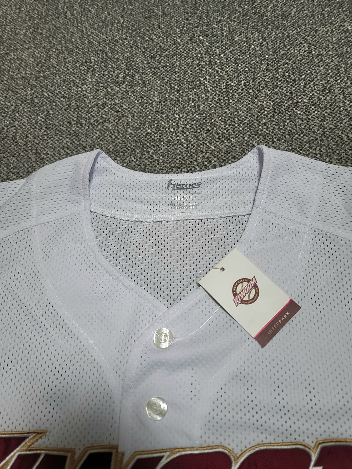 키움 히어로즈 홈 유니폼 105 사이즈  새상품 상품이미지2