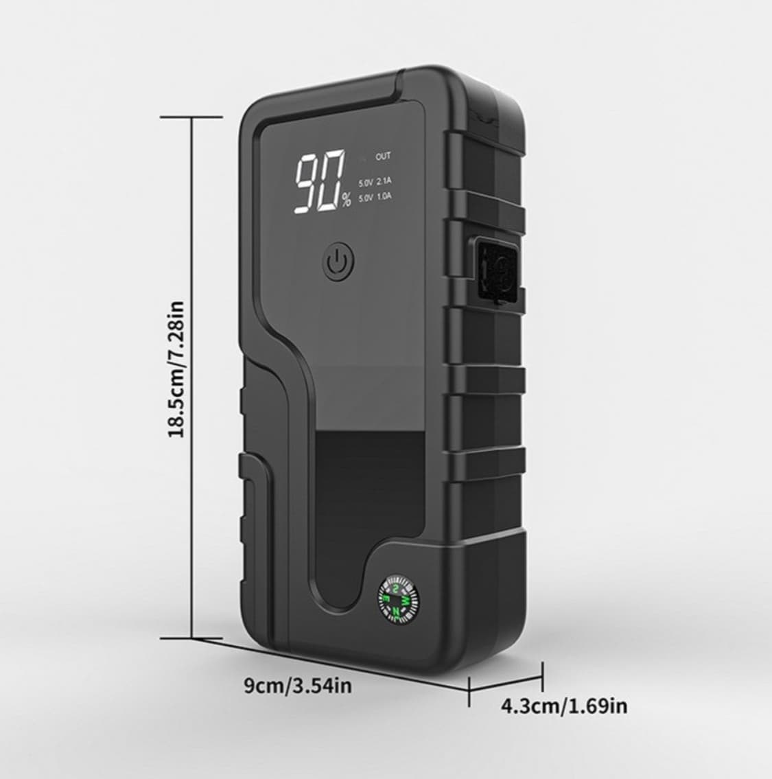 긴급시동 점프스타터 대용량 보조배터리 비상등 시동전원케이블
긴급 상황에  상품이미지9