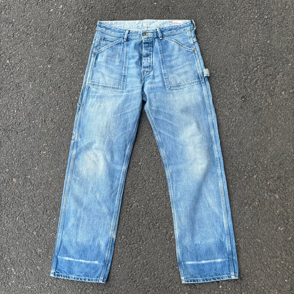 일본 캔톤 카펜터 신치백 워크 팬츠 커 상품이미지3