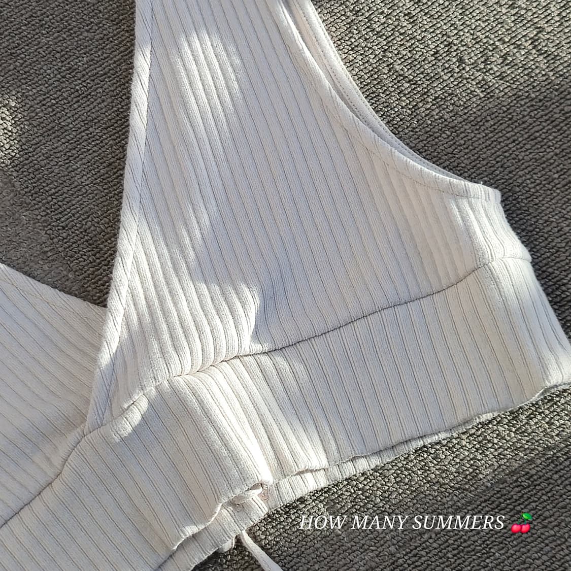 베이지 탑 슬리브리스 상품이미지4