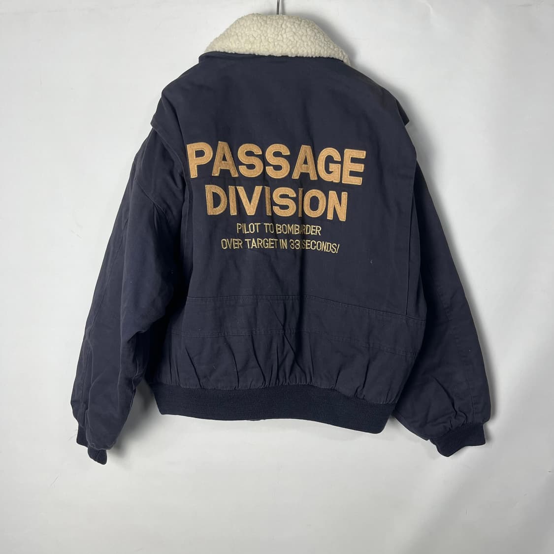 [JPN] 90's Passage 재팬 자수 쉐르파 봄버자켓 상품이미지2