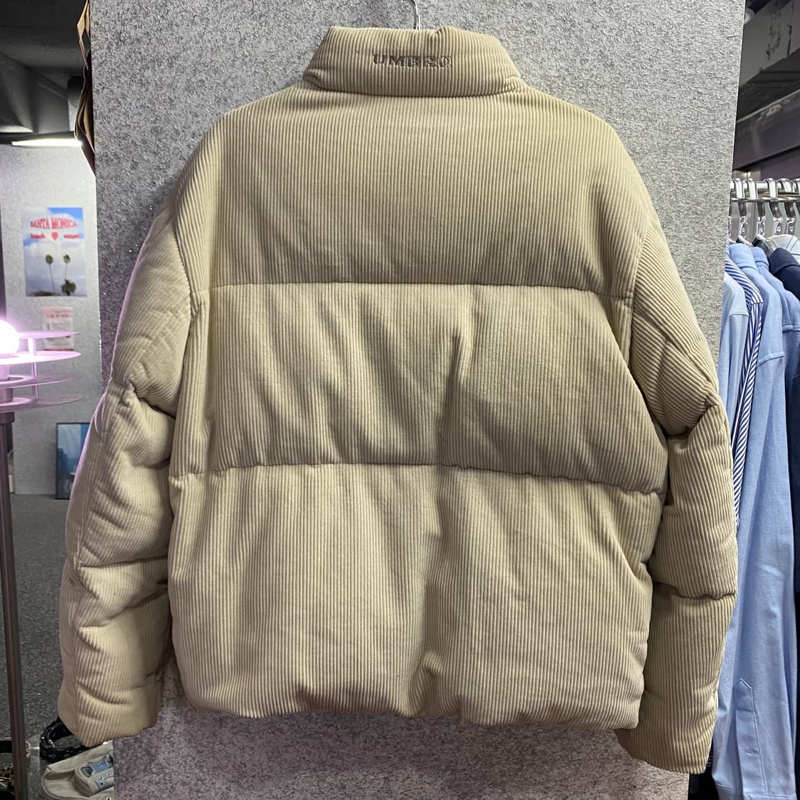 몽벨 스몰로고 코로듀이 아이보리 숏패딩 B3833 상품이미지6