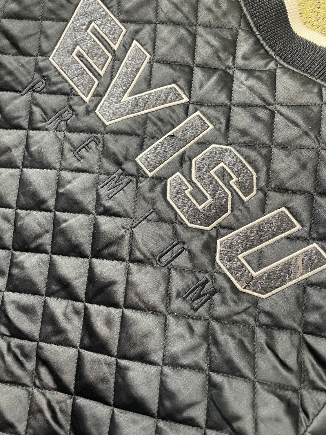 에비수 퀼팅 블루종 자켓 상품이미지4