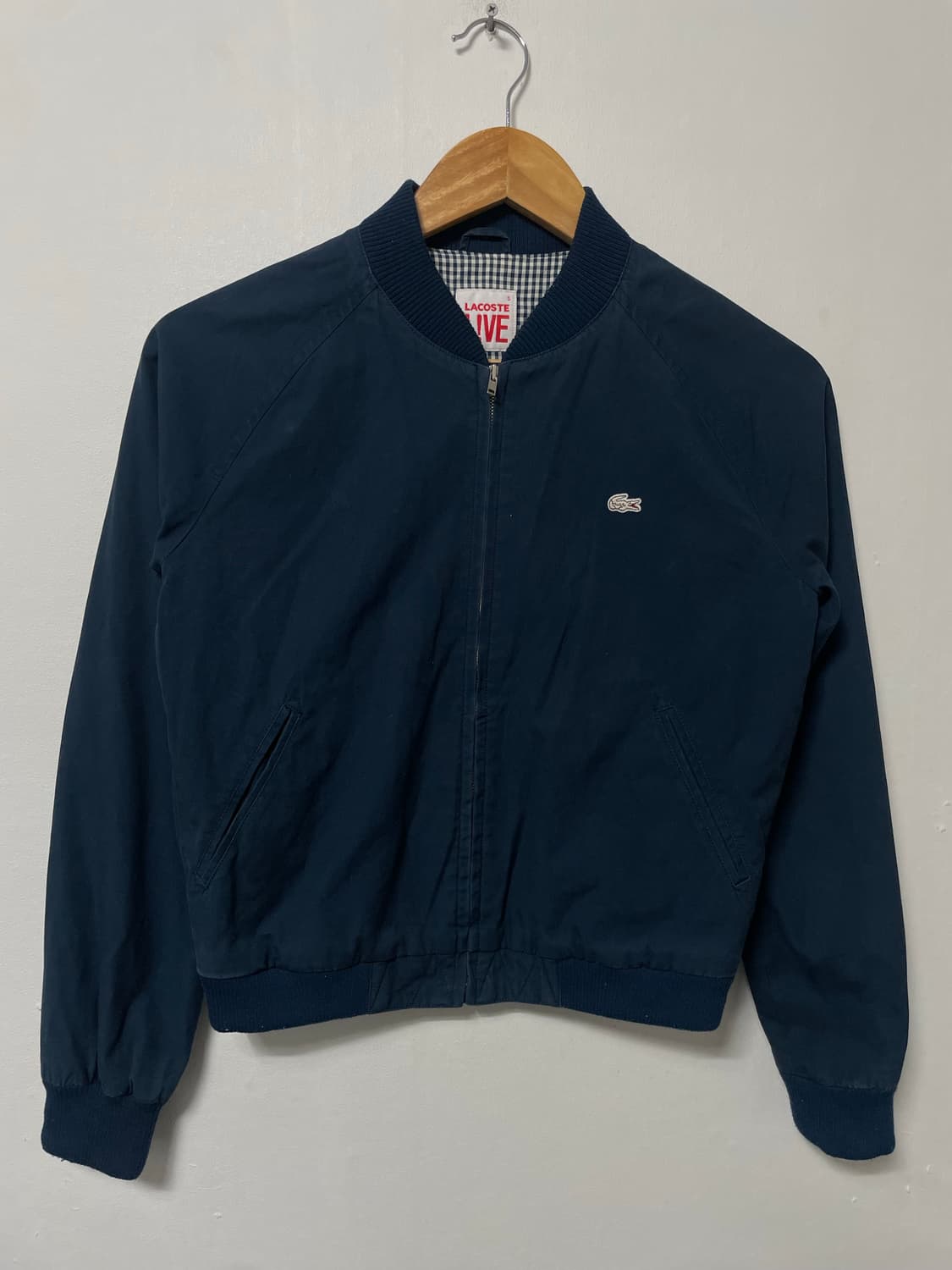 55 라코스테 크롭 블루종 자켓 정품 상품이미지1