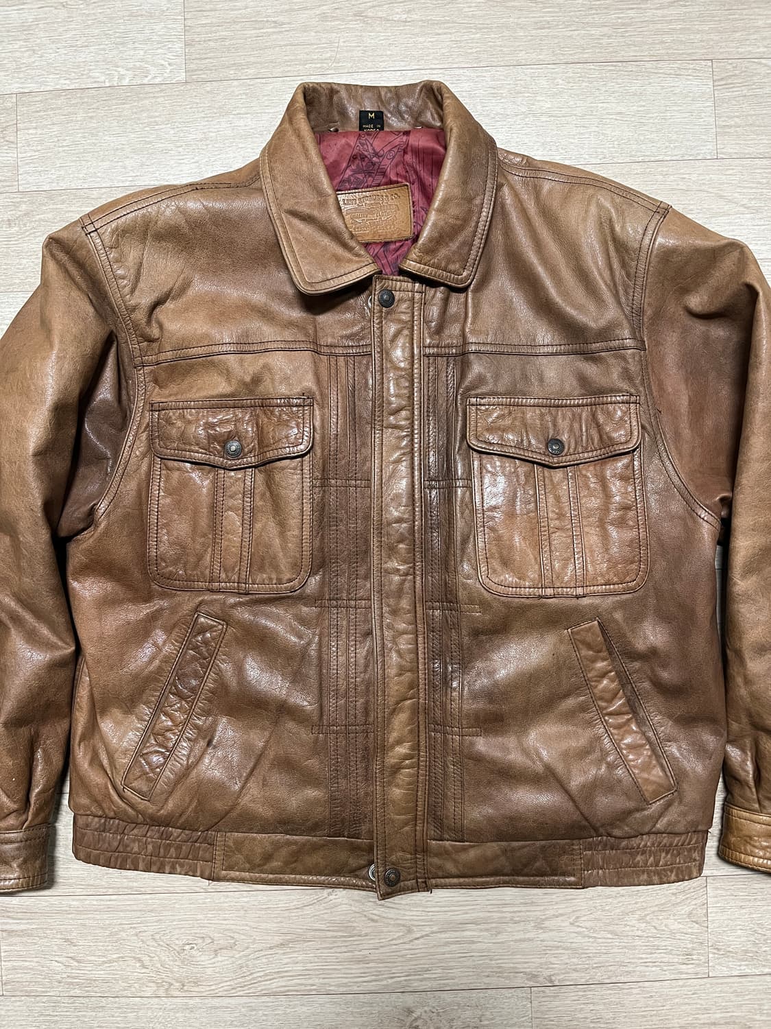 빈티지 90s 리바이스 가죽자켓 상품이미지6