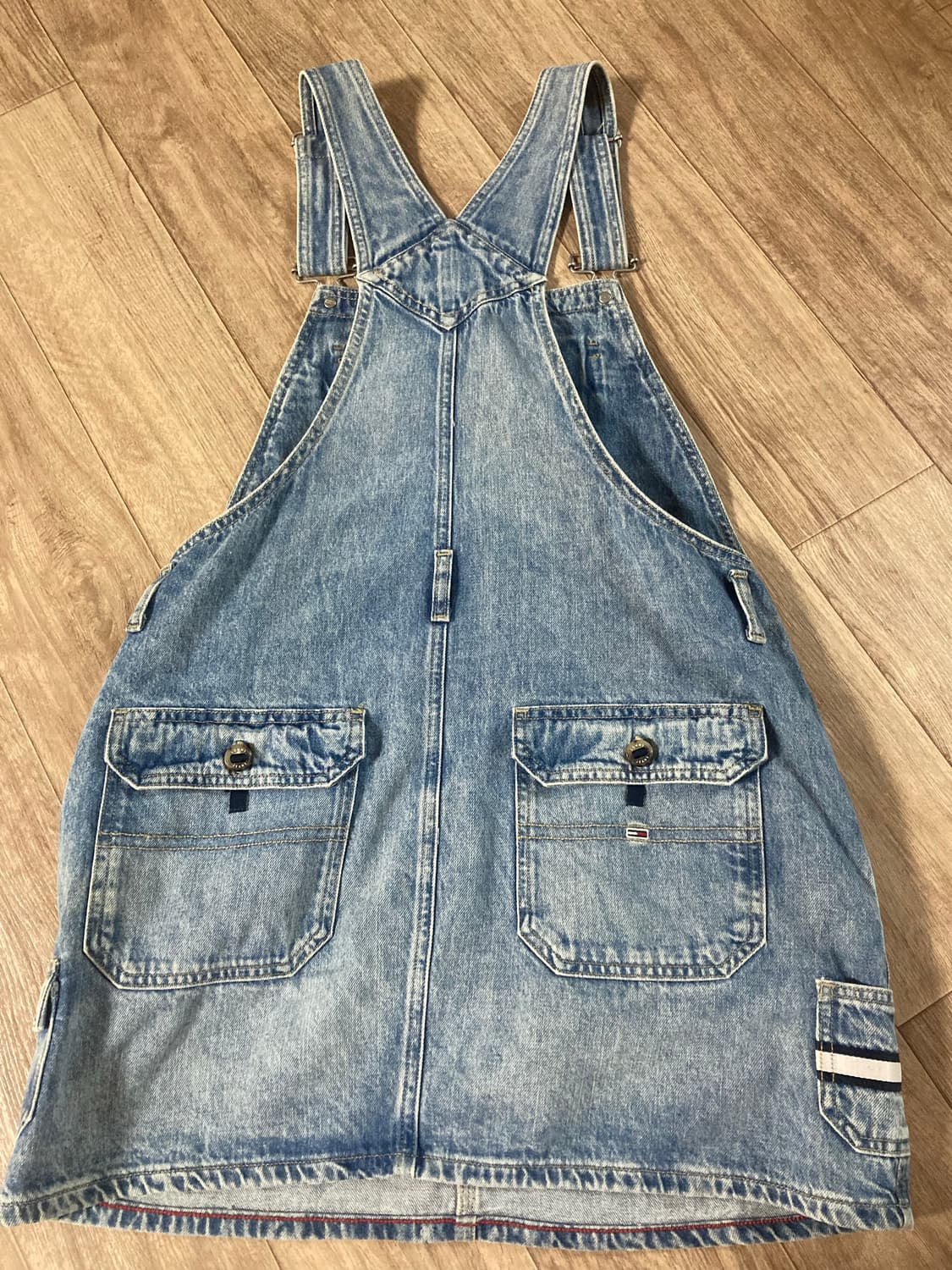 타미진스 로고 멜빵 원피스 상품이미지3