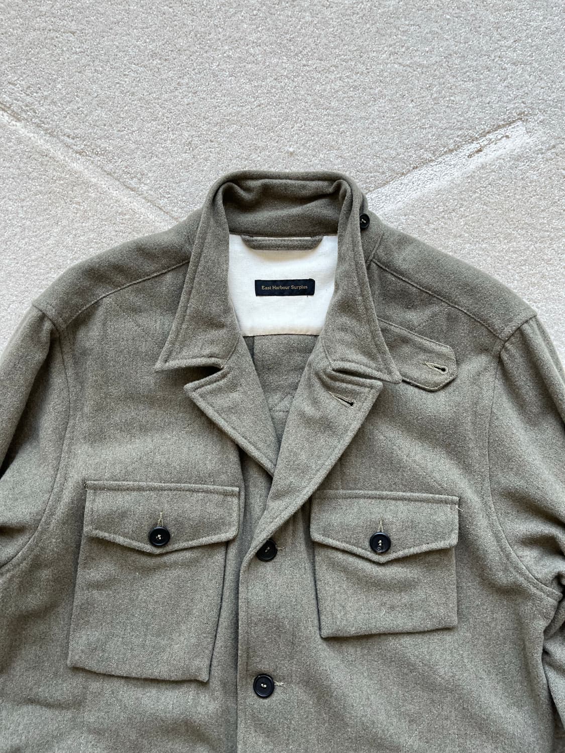 이스트하버서플러스 울 사파리 자켓 (105) 상품이미지5