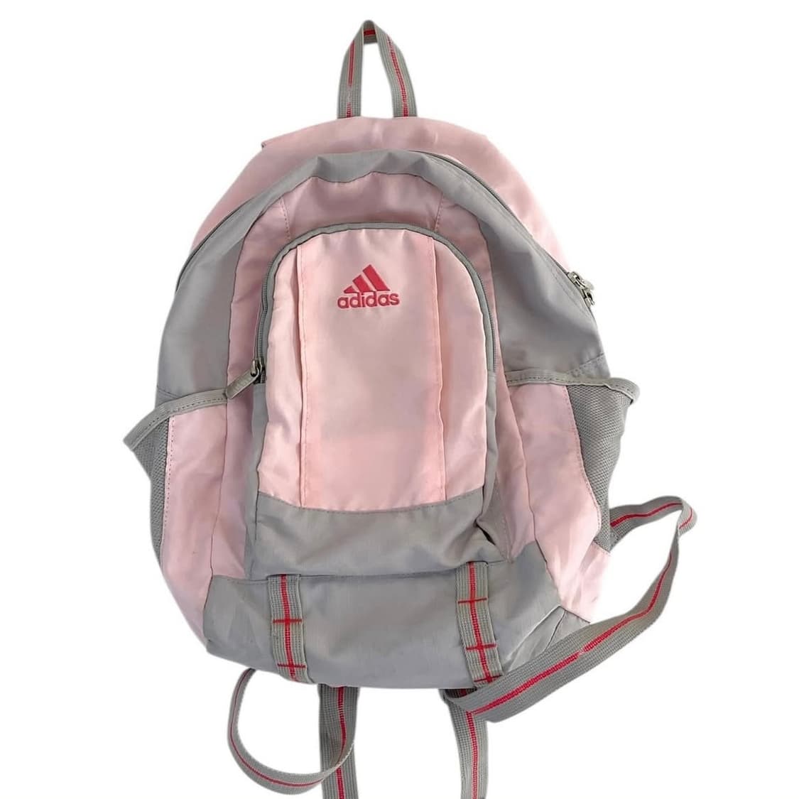 빈티지 대대장 아디다스 그레이 핑크 딸기우유 백팩 상품이미지1