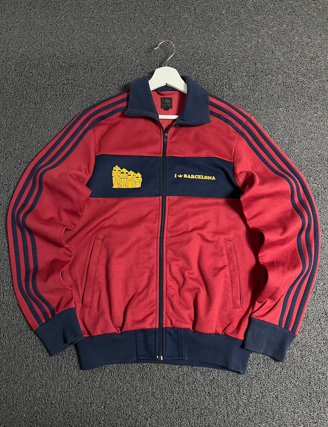 00s 아디다스 올드스쿨 바르셀로나 져지 버건디 M 상품이미지1