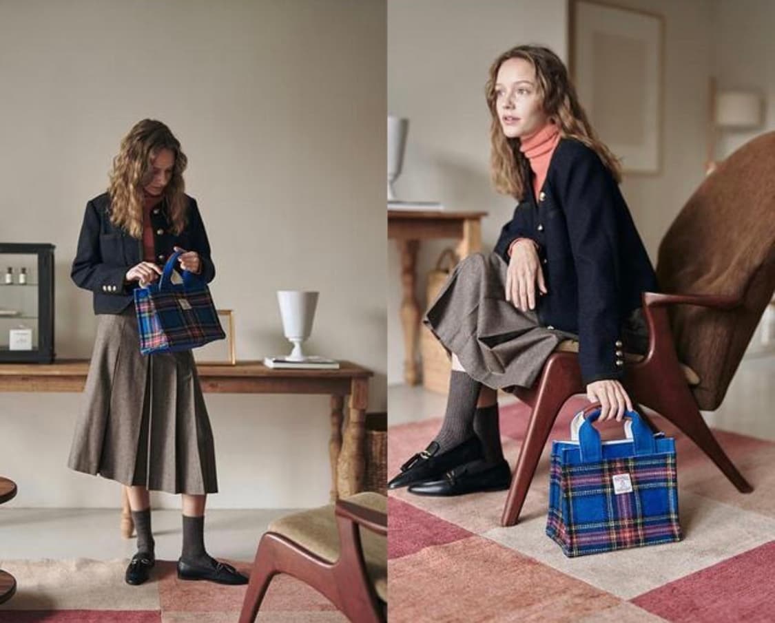 오쏘몰 해리스트위드 토트백 상품이미지7