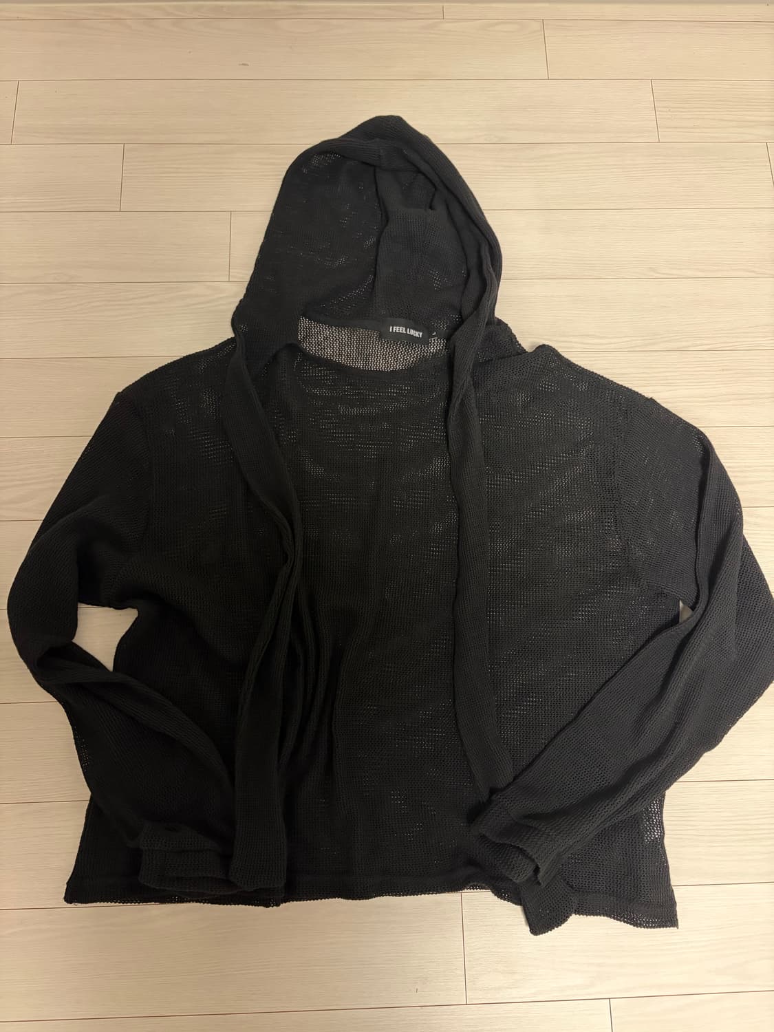 I feel lucky mesh rogue hoodie 상품이미지5
