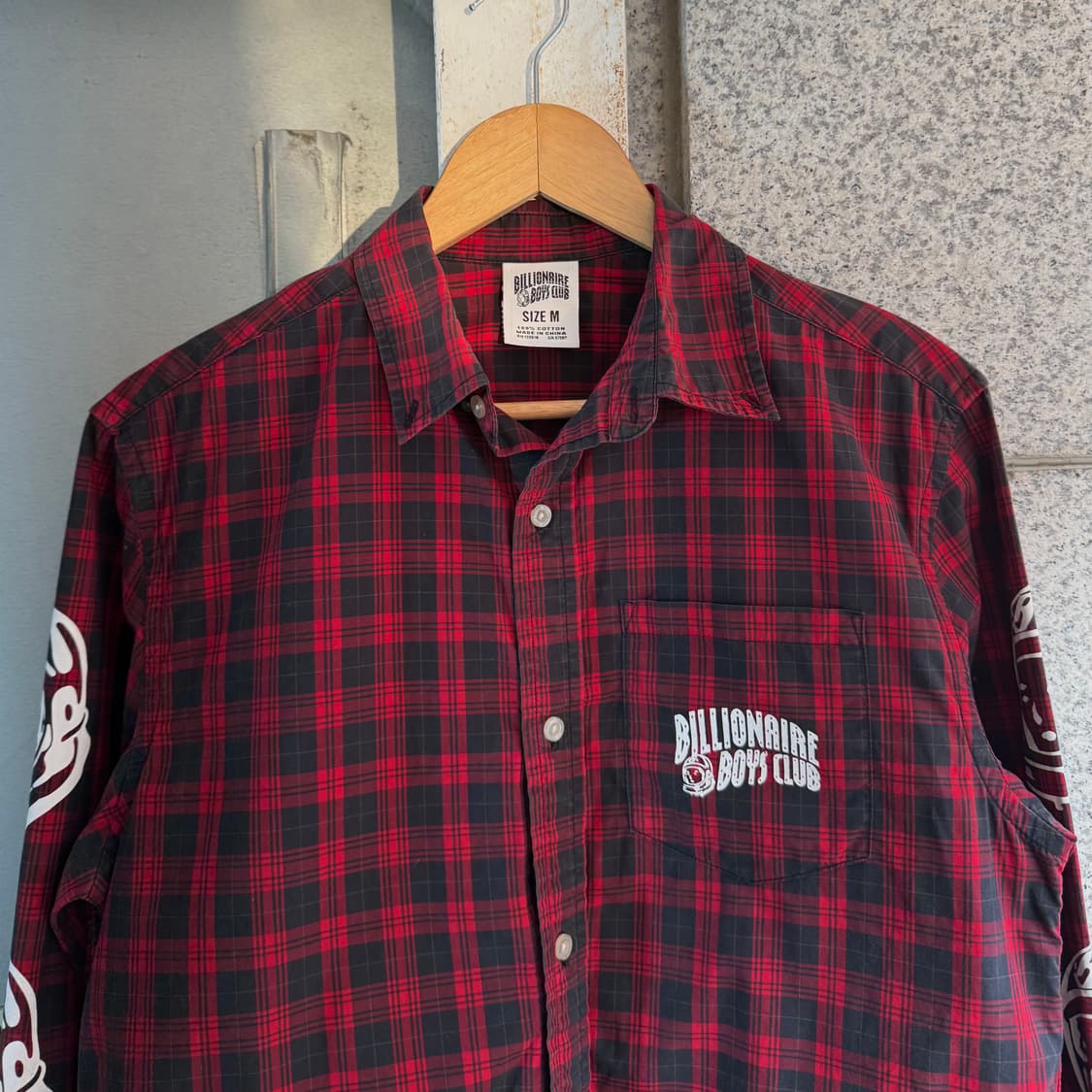 빌리어네어 보이즈 클럽 BBC 로고 체크 셔츠 상품이미지4